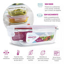 Promoção 15 Potes Hermeticos + 10 Copos de Vidro Aruba