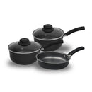 Kit 2 Panelas e 1 Frigideira Antiaderentes